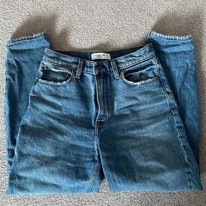Abercrombie high waist mom jeans